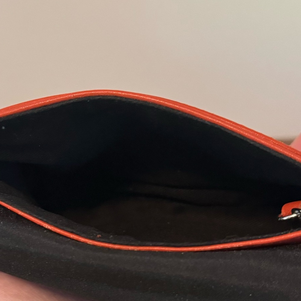 Fossil Wallet With Change Pouch In Orange - image 8